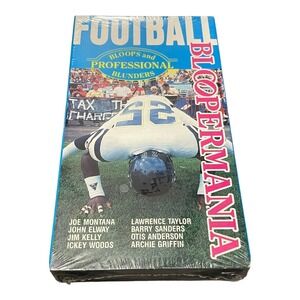 Football Bloopermania VHS 1991 New Sealed‎